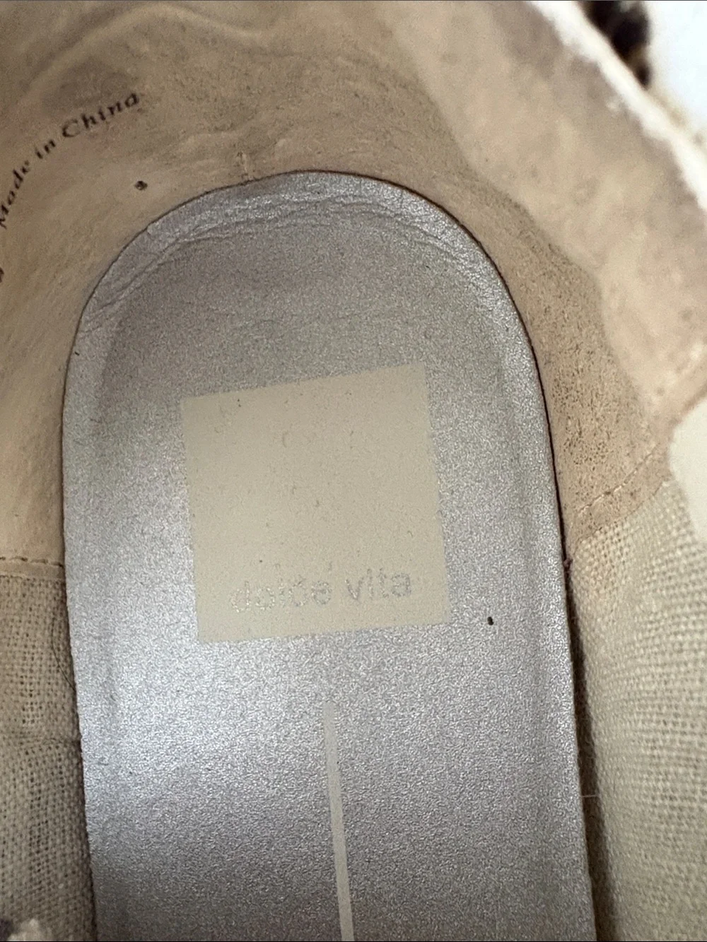 Dolce Vita Gray Sneakers with White Laces